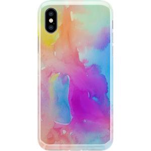 Casely iPhone X/XS Case | Branching Out | Festive Floral | Classic Ultra Slim Design(Painting in Pastels | Rainbow Watercolor)