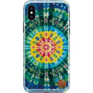 Casely iPhone X/XS Case | Branching Out | Festive Floral | Classic Ultra Slim Design(Veneta Tapestry | Grateful Dead Tie Dye)