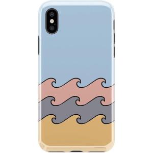 Casely iPhone X/XS Case | Outside The Lines | Crayola Marker | Classic Ultra Slim Design(High Tide Layered Ocean Waves)