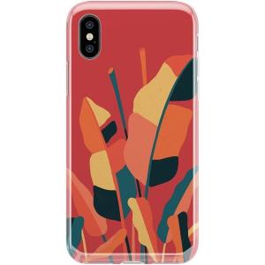 Casely iPhone X/XS Case | Outside The Lines | Crayola Marker | Classic Ultra Slim Design(Let it Grow | Banana Leaf Floral)