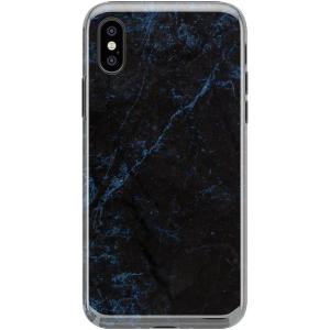 Casely iPhone X/XS Case | Outside The Lines | Crayola Marker | Classic Ultra Slim Design(Midnight Marble Black & Navy)