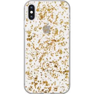 Casely iPhone X/XS Case | Outside The Lines | Crayola Marker | Classic Ultra Slim Design(Rose and Gold Flaked Clear)