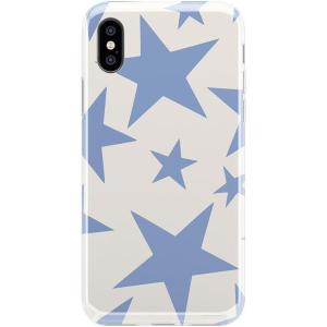 Casely iPhone X/XS Case | Outside The Lines | Crayola Marker | Classic Ultra Slim Design(Stars Align | Blue & White Stars)