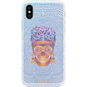 Casely iPhone X/XS Case | Outside The Lines | Crayola Marker | Classic Ultra Slim Design(Vida y Muerte | Frida Kahlo Dotted Skull)