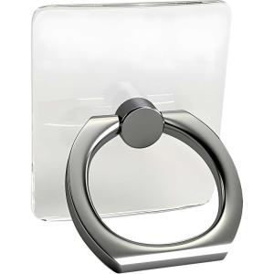 Casely Phone Ring | Black Marble Phone Ring | 360 Degree Complete Swivel, Strong Adhesive, Remove and Reuse, Works on Any Phone(Clear Phone Ring)