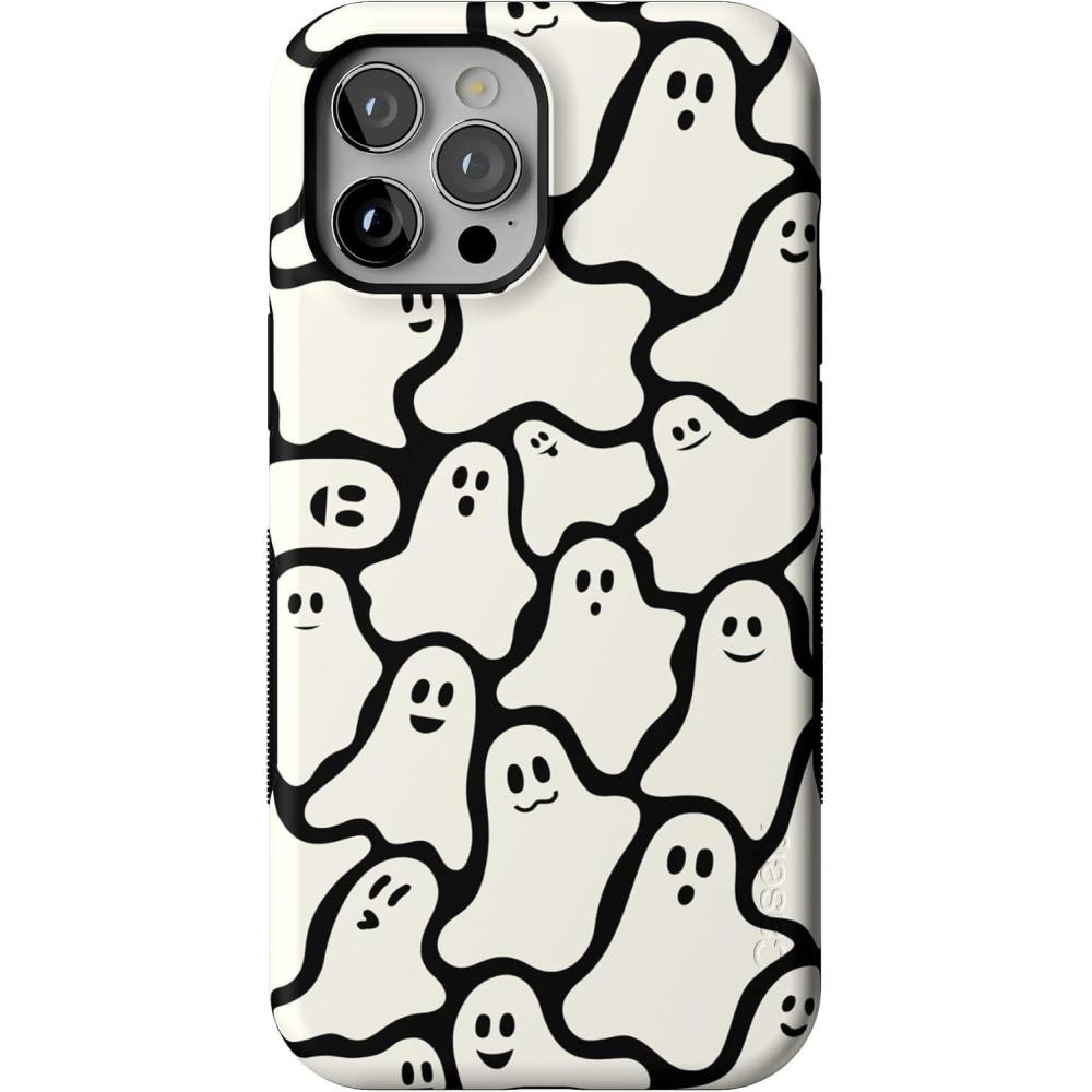 imageCasely iPhone 12 Pro Max Case  Mystic Meadow  Green Gardens  Bold Protective Design  MagSafe Compatible DesignDont Ghost Me  Halloween