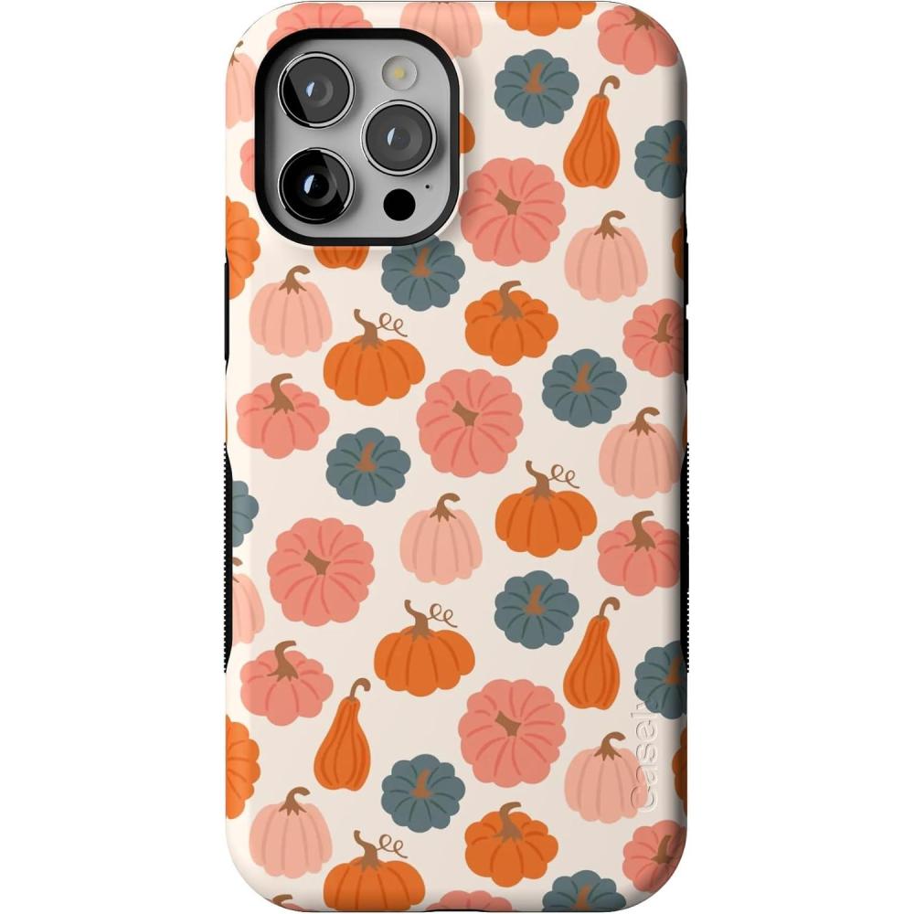 imageCasely iPhone 12 Pro Max Case  Mystic Meadow  Green Gardens  Bold Protective Design  MagSafe Compatible DesignOh My Gourd  Pumpkin Patch
