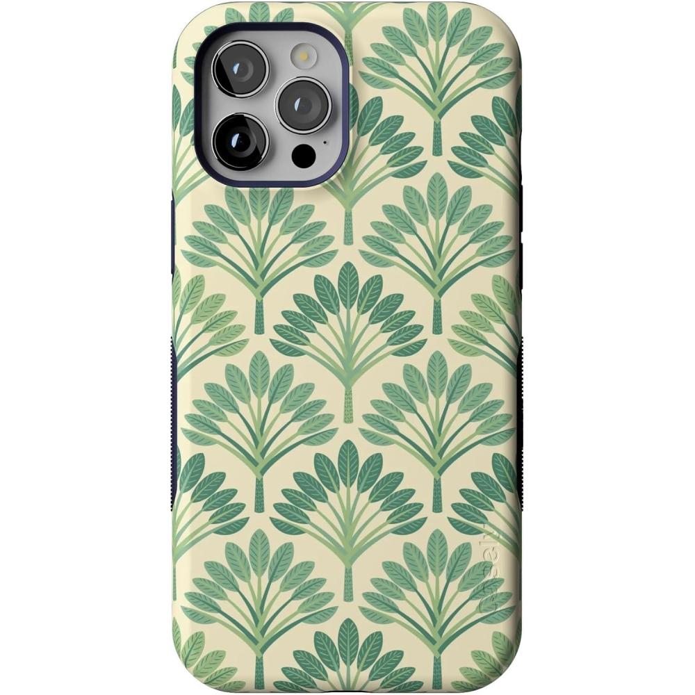 imageCasely iPhone 12 Pro Max Case  Mystic Meadow  Green Gardens  Bold Protective Design  MagSafe Compatible DesignPalm Beach  Palm Royale
