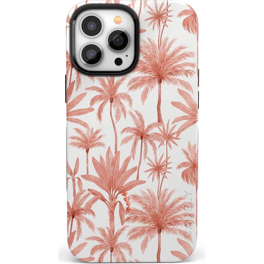 imageCasely iPhone 12 Pro Max Case  Mystic Meadow  Green Gardens  Bold Protective Design  MagSafe Compatible DesignPerfect Paradise  Tropical Palm Tree Floral