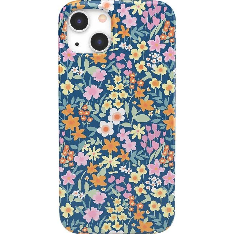 imageCasely iPhone 13 Case  Cap Ngre  Calm Waters  The Met Museum Watercolor  Compatible with MagSafeFull Bloom  Navy Floral