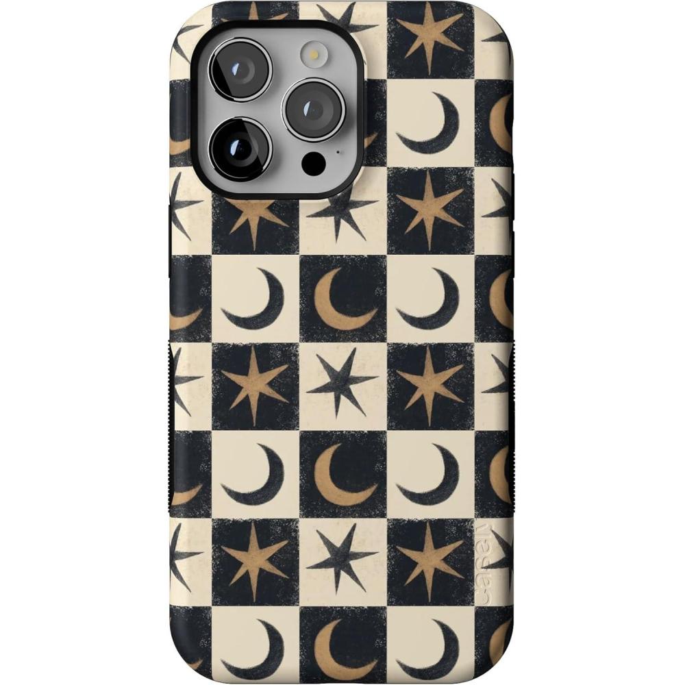 imageCasely iPhone 13 Pro Max Case  Mystic Moonstar  Black Celestial  Bold Protective Design  MagSafe Compatible Design