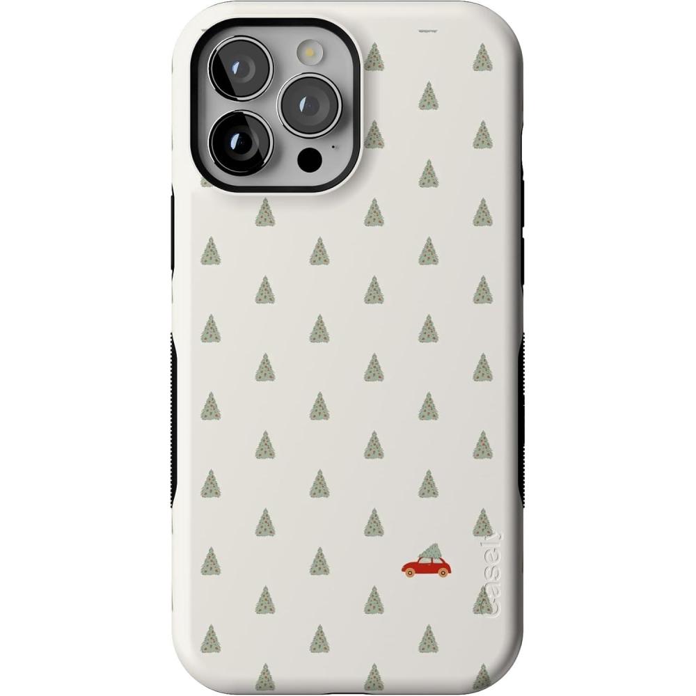 imageCasely iPhone 13 Pro Max Case  Rockin Around  Christmas Tree  Bold Protective Design  MagSafe Compatible Design