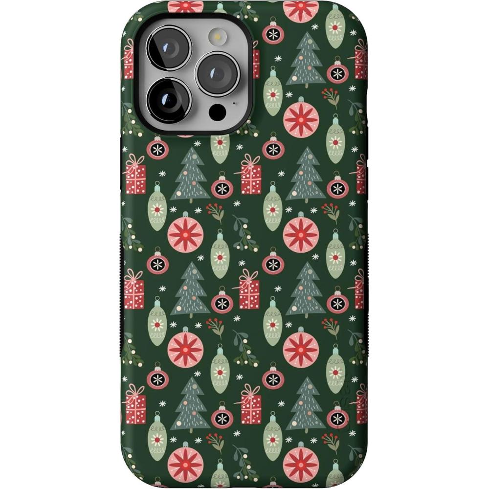 imageCasely iPhone 13 Pro Max Case  Tinsel Town  Christmas Ornament  Bold Protective Design  MagSafe Compatible Design
