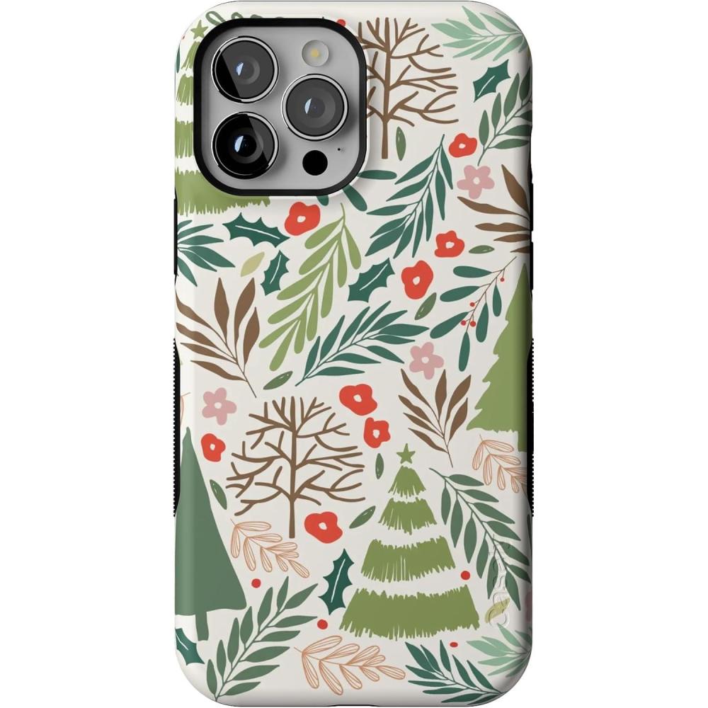 imageCasely iPhone 13 Pro Max Case  Under The Mistletoe  Holiday  Bold Protective Design  MagSafe Compatible Design