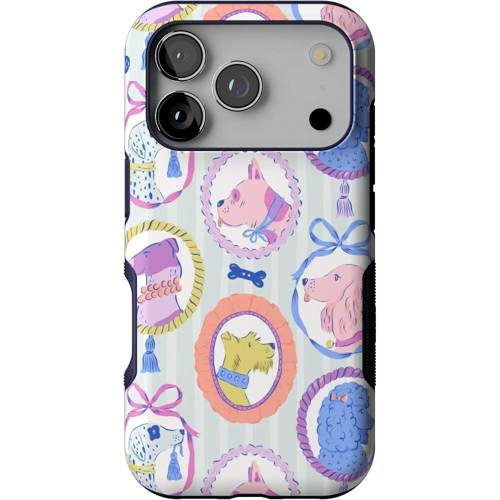 imageCasely iPhone 17 Pro Case  Be Mine  Tiny Hearts  Bold Protective Design  Compatible with MagSafeChateau Pups  French Dog