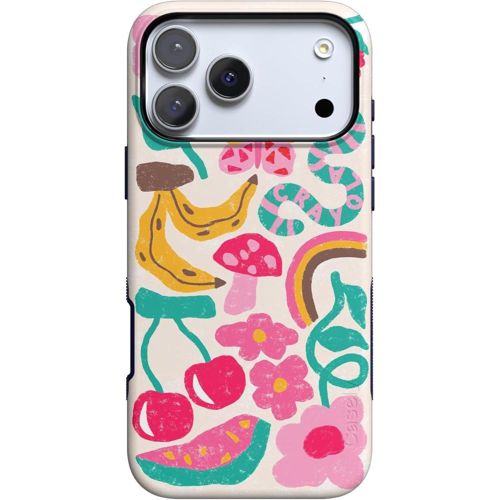 imageCasely iPhone 17 Pro Case  Be Mine  Tiny Hearts  Bold Protective Design  Compatible with MagSafeDoodle Bug  Crayola Crayon