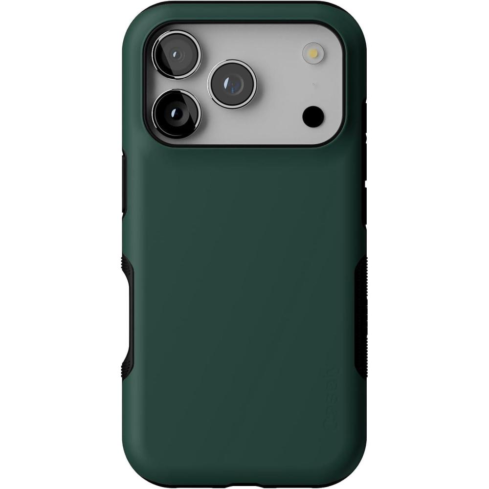 imageCasely iPhone 17 Pro Case  Be Mine  Tiny Hearts  Bold Protective Design  Compatible with MagSafeThe Boyfriend Collection  Forest Green