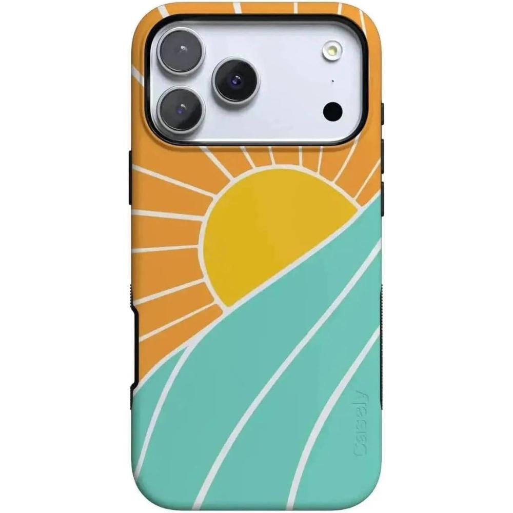 imageCasely iPhone 17 Pro Case  Be Mine  Tiny Hearts  Bold Protective Design  Compatible with MagSafeWaves  Rays  Sunshine