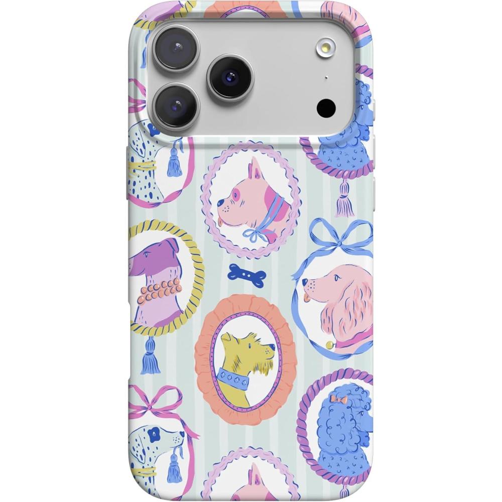 imageCasely iPhone 17 Pro Case  Chelsea Checker  Starlight Tiles  Compatible with MagSafe  Classic Ultra Slim DesignChateau Pups  French Dog