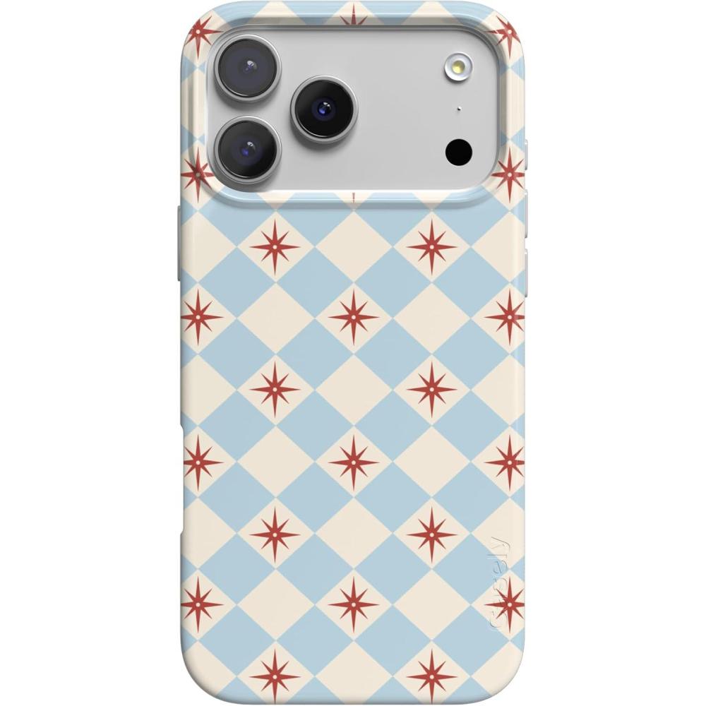 imageCasely iPhone 17 Pro Case  Chelsea Checker  Starlight Tiles  Compatible with MagSafe  Classic Ultra Slim DesignChelsea Checker  Starlight Tiles