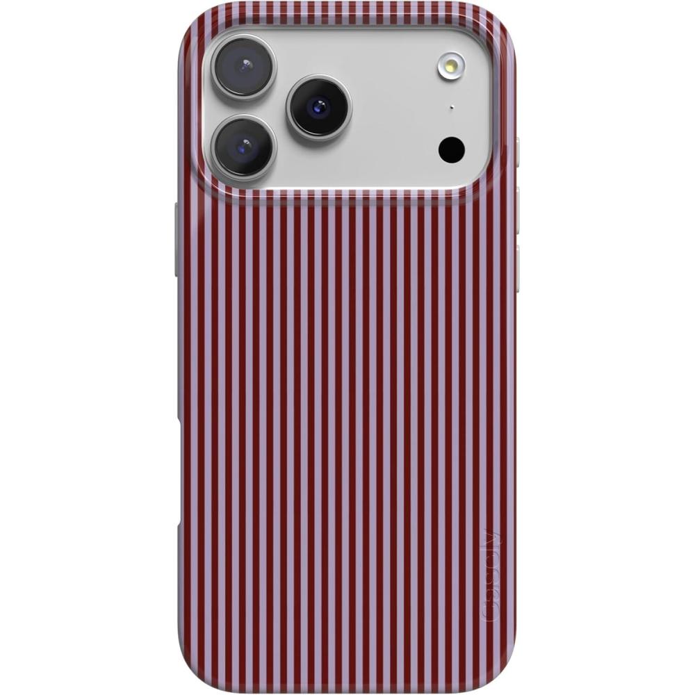 imageCasely iPhone 17 Pro Case  Chelsea Checker  Starlight Tiles  Compatible with MagSafe  Classic Ultra Slim DesignStripes and the City  Tiny Pinstripe