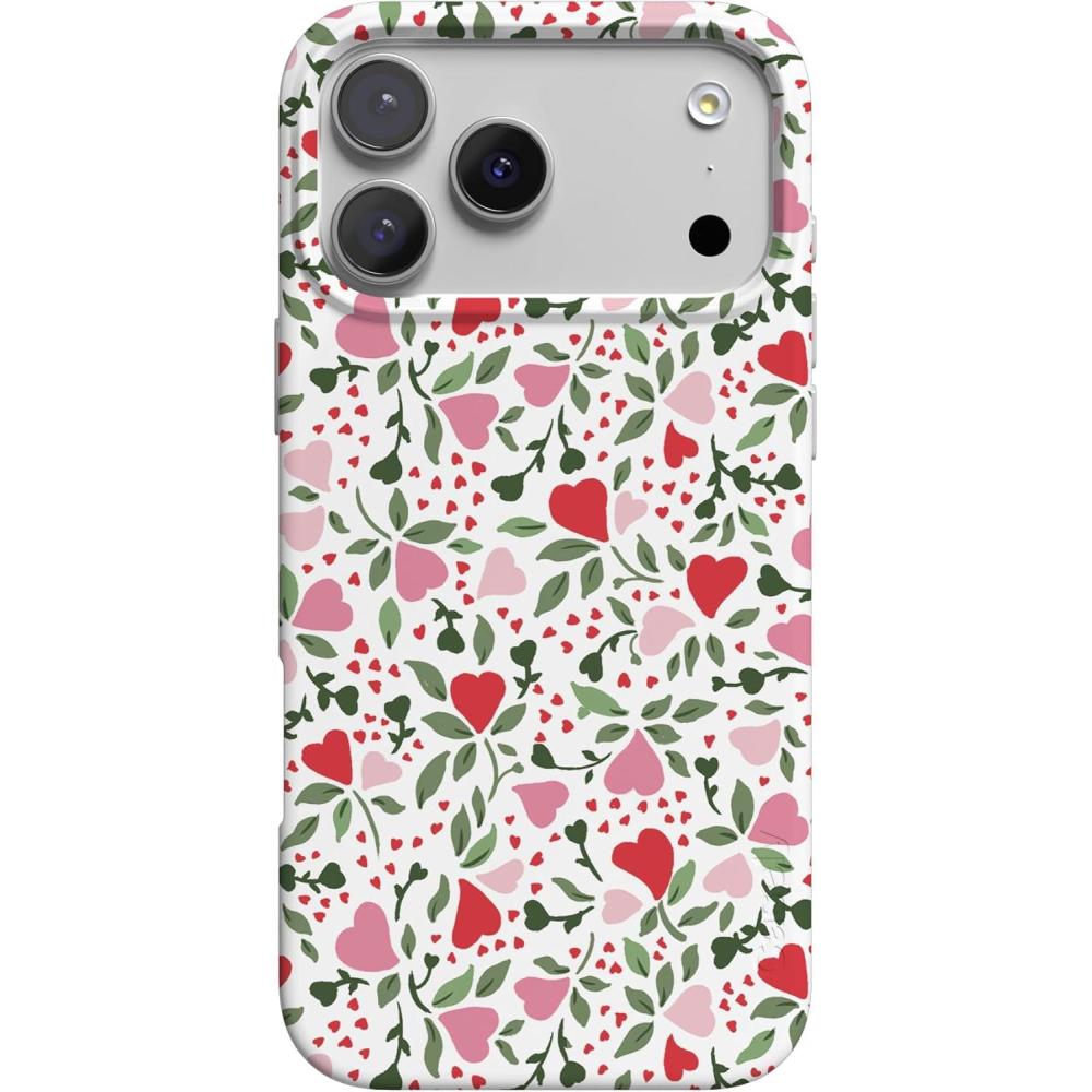 imageCasely iPhone 17 Pro Case  Chelsea Checker  Starlight Tiles  Compatible with MagSafe  Classic Ultra Slim DesignVines of Love  Floral Heart