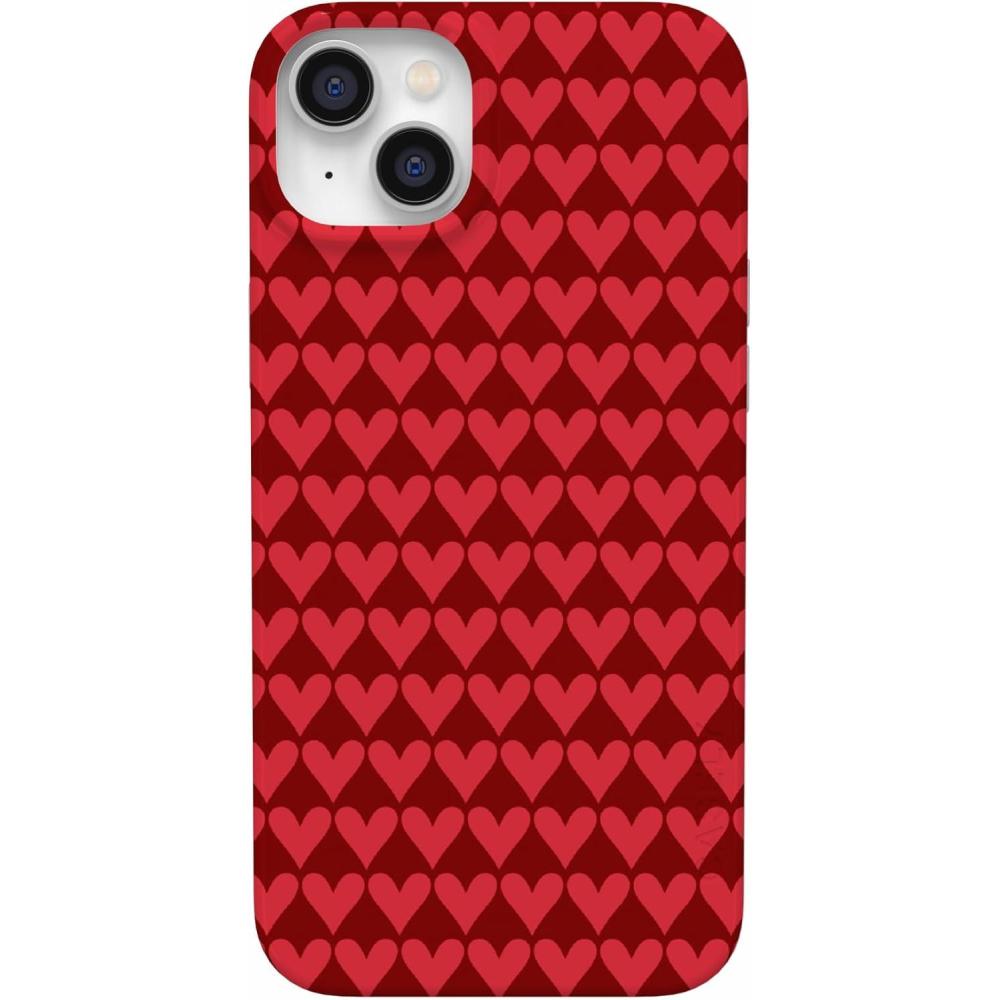 imageCasely iPhone 17 Pro Case  Heart Noir  Tiny Hearts  Compatible with MagSafe  Classic Ultra Slim DesignCrazy in Love  Red Hearts
