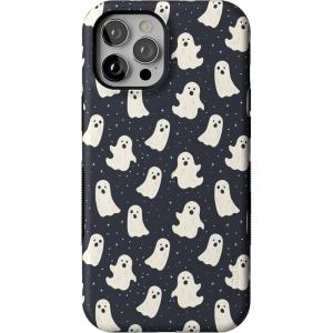 Casely iPhone 12 Pro Max Case | Mystic Meadow | Green Gardens | Bold Protective Design | MagSafe Compatible Design(All Boos No Bite | Friendly Ghost)