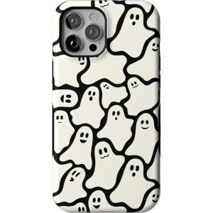 Casely iPhone 12 Pro Max Case | Mystic Meadow | Green Gardens | Bold Protective Design | MagSafe Compatible Design(Don’t Ghost Me | Halloween)