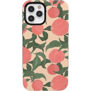 Casely iPhone 12 Pro Max Case | Mystic Meadow | Green Gardens | Bold Protective Design | MagSafe Compatible Design(Feeling Peachy | Blush Vines)