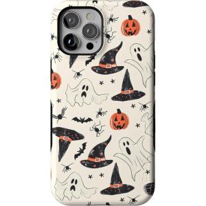 Casely iPhone 12 Pro Max Case | Mystic Meadow | Green Gardens | Bold Protective Design | MagSafe Compatible Design(Feeling Witchy | Haunted Halloween)