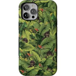 Casely iPhone 12 Pro Max Case | Mystic Meadow | Green Gardens | Bold Protective Design | MagSafe Compatible Design(Frida Kahlo | Sneaky Monkeys | Jungle Floral)