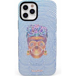 Casely iPhone 12 Pro Max Case | Mystic Meadow | Green Gardens | Bold Protective Design | MagSafe Compatible Design(Frida Kahlo | Vida y Muerte | Dotted Skull)