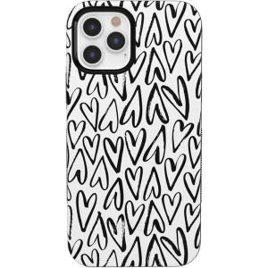 Casely iPhone 12 Pro Max Case | Mystic Meadow | Green Gardens | Bold Protective Design | MagSafe Compatible Design(Heart Throb | Endless Hearts)