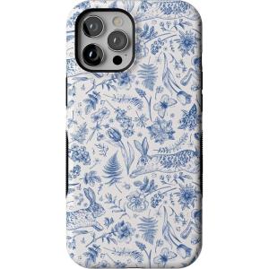 Casely iPhone 12 Pro Max Case | Mystic Meadow | Green Gardens | Bold Protective Design | MagSafe Compatible Design(Hop & Bloom | Bunny Toile)