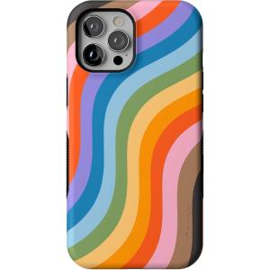 Casely iPhone 12 Pro Max Case | Mystic Meadow | Green Gardens | Bold Protective Design | MagSafe Compatible Design(Love for All | Rainbow Pride)
