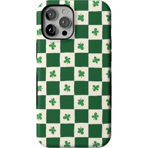Casely iPhone 12 Pro Max Case | Mystic Meadow | Green Gardens | Bold Protective Design | MagSafe Compatible Design(Lucky You | Shamrock)