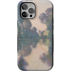 Casely iPhone 12 Pro Max Case | Mystic Meadow | Green Gardens | Bold Protective Design | MagSafe Compatible Design(Monet’s Morning | The Met Museum Collection)