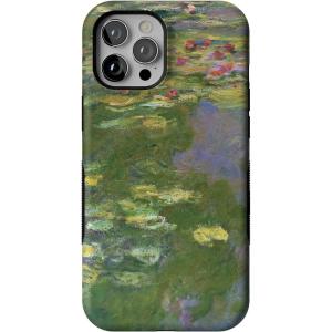 Casely iPhone 12 Pro Max Case | Mystic Meadow | Green Gardens | Bold Protective Design | MagSafe Compatible Design(Monet’s Water Lilies | The Met Museum Collection)