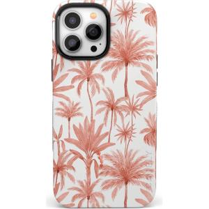 Casely iPhone 12 Pro Max Case | Mystic Meadow | Green Gardens | Bold Protective Design | MagSafe Compatible Design(Perfect Paradise | Tropical Palm Tree Floral)