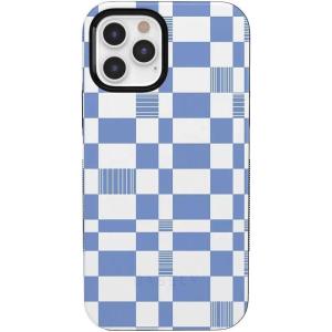 Casely iPhone 12 Pro Max Case | Mystic Meadow | Green Gardens | Bold Protective Design | MagSafe Compatible Design(Reality Check | Periwinkle)