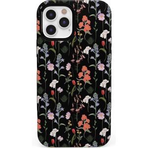 Casely iPhone 12 Pro Max Case | Mystic Meadow | Green Gardens | Bold Protective Design | MagSafe Compatible Design(Secret Garden | Mixed Floral)