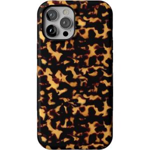 Casely iPhone 12 Pro Max Case | Mystic Meadow | Green Gardens | Bold Protective Design | MagSafe Compatible Design(Shell Shocked | Tortoise Print)