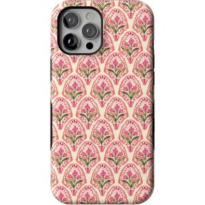 Casely iPhone 12 Pro Max Case | Mystic Meadow | Green Gardens | Bold Protective Design | MagSafe Compatible Design(Tulip Tapestry | Jenna Palek x Casely)