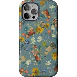Casely iPhone 12 Pro Max Case | Mystic Meadow | Green Gardens | Bold Protective Design | MagSafe Compatible Design(Van Gogh | Vincent’s Flowers)