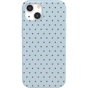 Casely iPhone 13 Case | Cap Nègre | Calm Waters | The Met Museum Watercolor | Compatible with MagSafe(On the Dot | Blue Polka Dot)