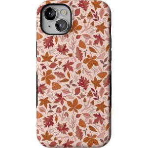 Casely iPhone 13 Mini Case | Can’t Help Falling | Autumn Leaves | Bold Protective Design | MagSafe Compatible Design