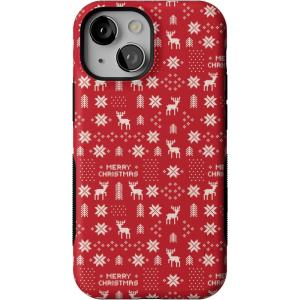Casely iPhone 13 Mini Case | Stocking Stuffer | Christmas Knit | Bold Protective Design | MagSafe Compatible Design