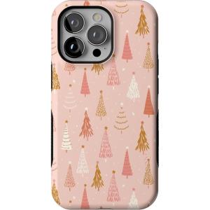 Casely iPhone 13 Pro Case | Bubblegum Forest | Christmas Tree | Bold Protective Design | MagSafe Compatible Design