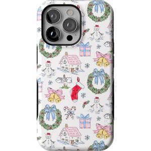 Casely iPhone 13 Pro Case | Christmas Morning | Vintage Cartoon | Bold Protective Design | MagSafe Compatible Design